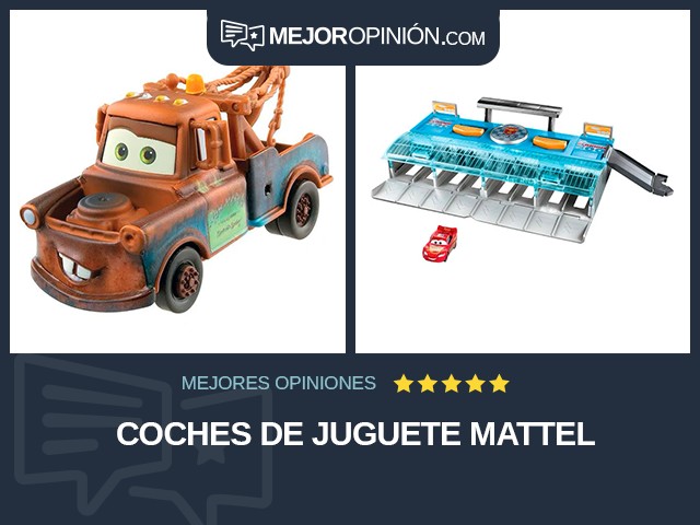 Coches de juguete Mattel