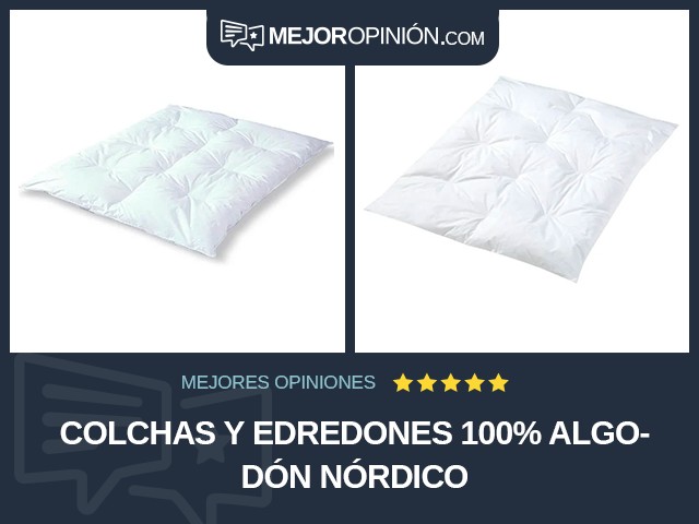 Colchas y edredones 100% algodón Nórdico