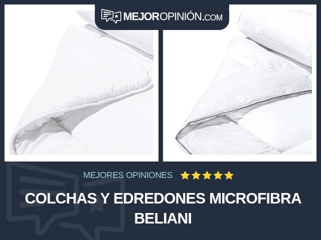 Colchas y edredones Microfibra Beliani