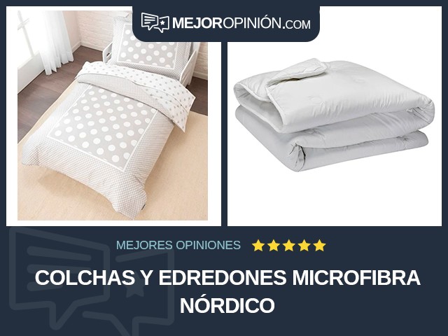 Colchas y edredones Microfibra Nórdico