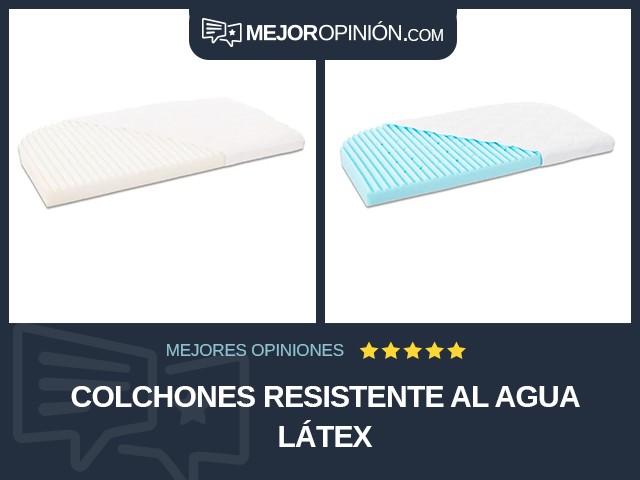 Colchones Resistente al agua Látex