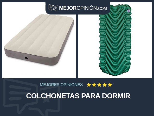 Colchonetas para dormir