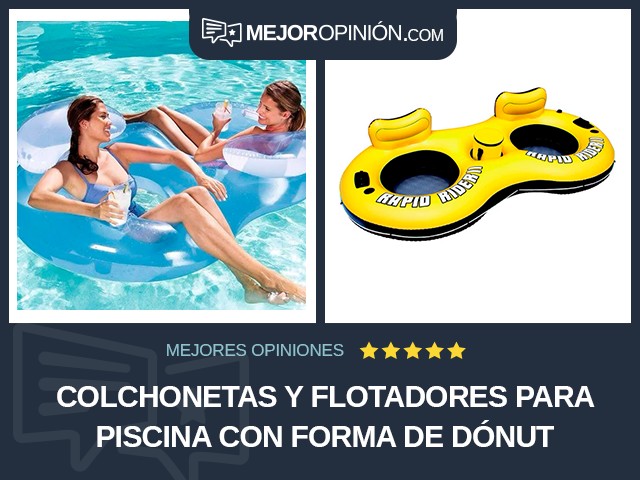 Colchonetas y flotadores para piscina Con forma de dónut