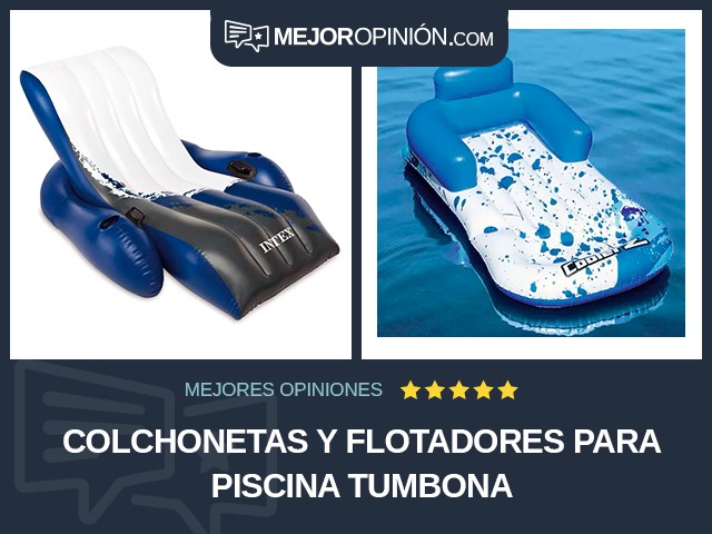 Colchonetas y flotadores para piscina Tumbona