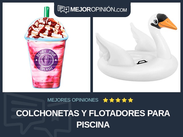 Colchonetas y flotadores para piscina