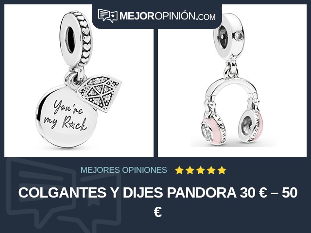 Colgantes y dijes PANDORA 30 € – 50 €