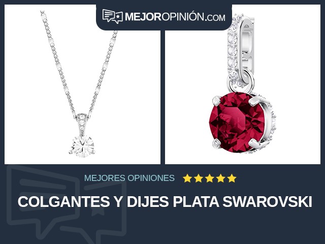 Colgantes y dijes Plata Swarovski