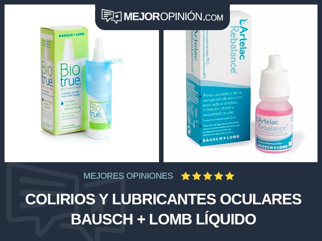 Colirios y lubricantes oculares Bausch + Lomb Líquido