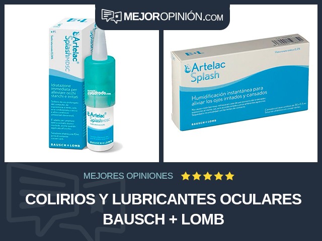 Colirios y lubricantes oculares Bausch + Lomb