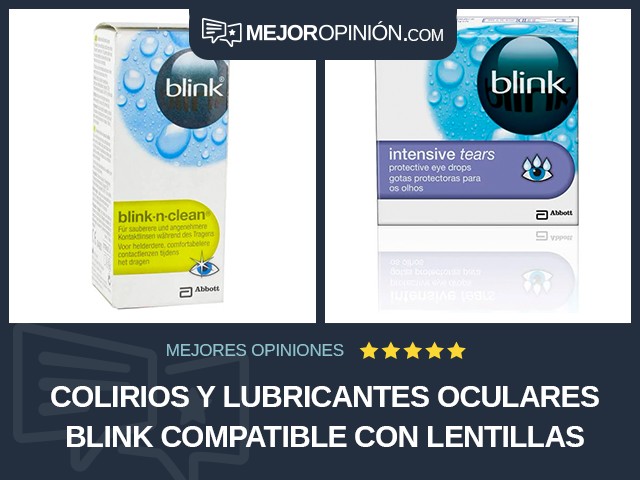 Colirios y lubricantes oculares Blink Compatible con lentillas