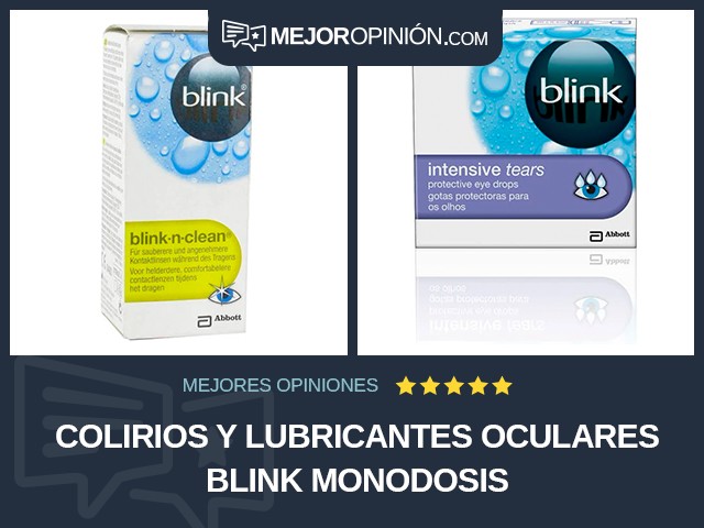 Colirios y lubricantes oculares Blink Monodosis