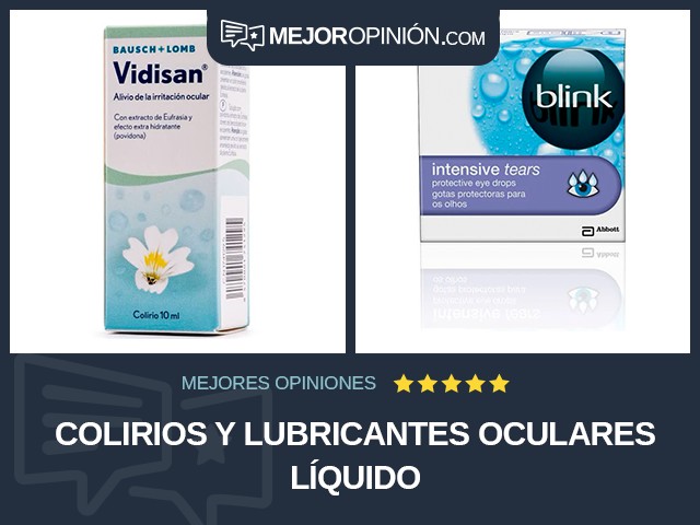 Colirios y lubricantes oculares Líquido