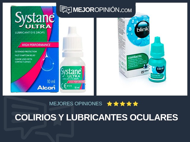 Colirios y lubricantes oculares