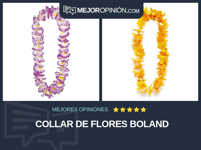 Collar de flores Boland