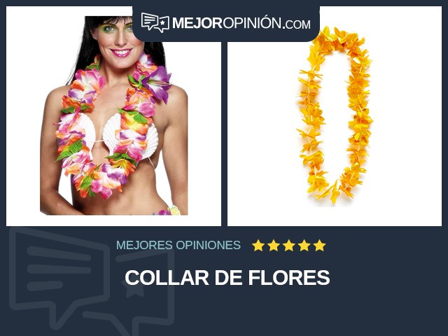 Collar de flores