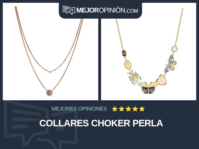 Collares Choker Perla