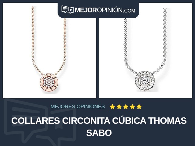 Collares Circonita cúbica Thomas Sabo