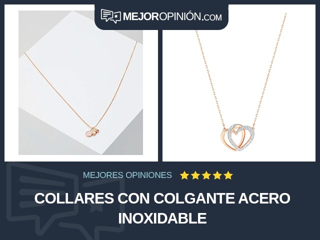 Collares Con colgante Acero inoxidable