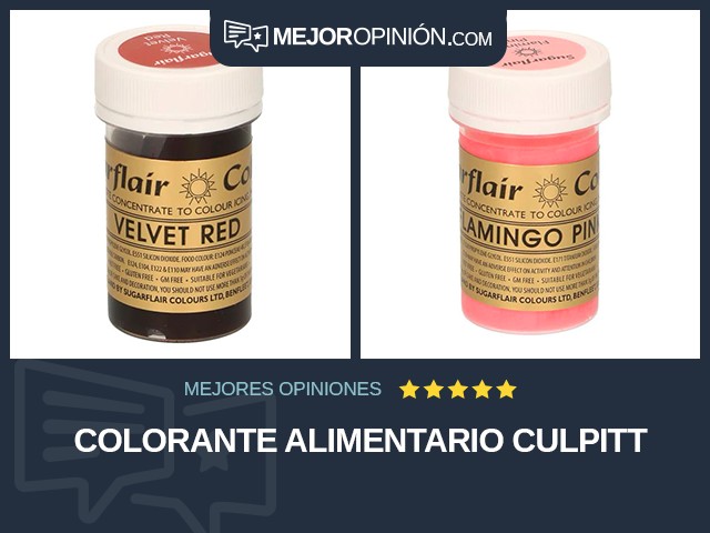 Colorante alimentario Culpitt