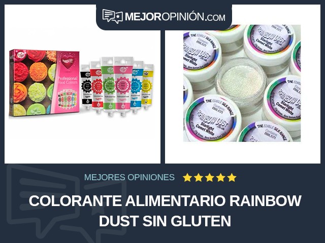 Colorante alimentario Rainbow Dust Sin gluten