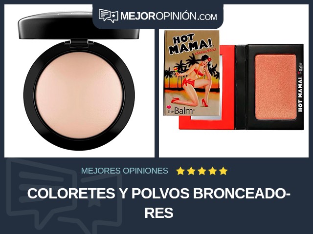 Coloretes y polvos bronceadores