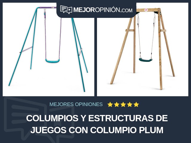 Columpios y estructuras de juegos Con columpio Plum