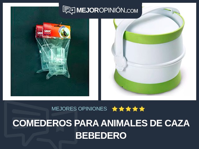 Comederos para animales de caza Bebedero