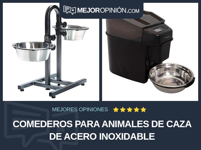 Comederos para animales de caza De acero inoxidable