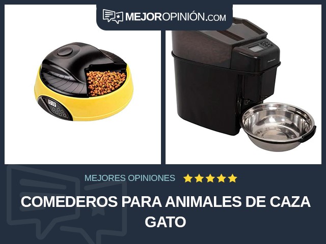 Comederos para animales de caza Gato