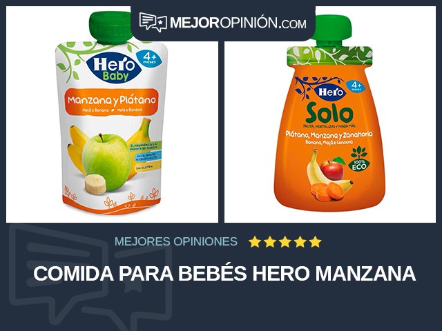 Comida para bebés Hero Manzana