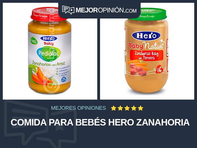 Comida para bebés Hero Zanahoria