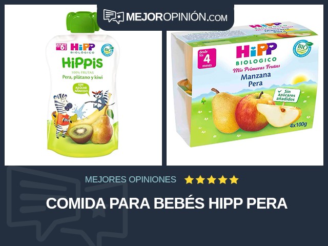 Comida para bebés HiPP Pera