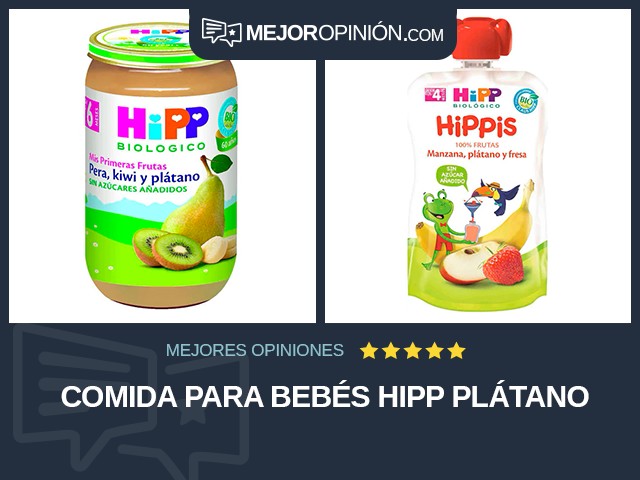 Comida para bebés HiPP Plátano