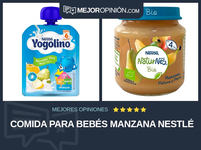 Comida para bebés Manzana Nestlé