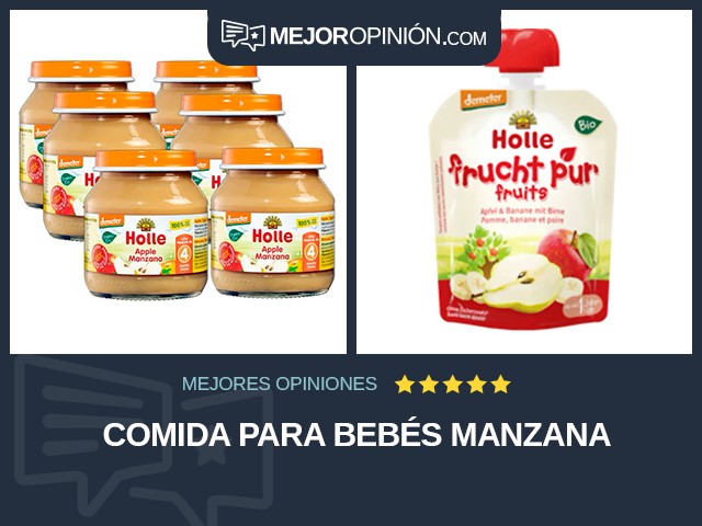 Comida para bebés Manzana