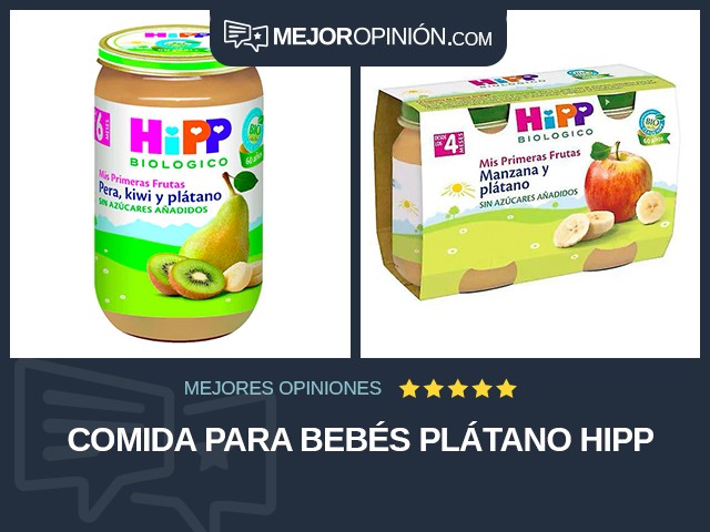 Comida para bebés Plátano HiPP