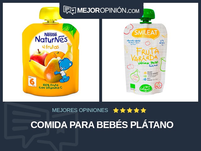 Comida para bebés Plátano