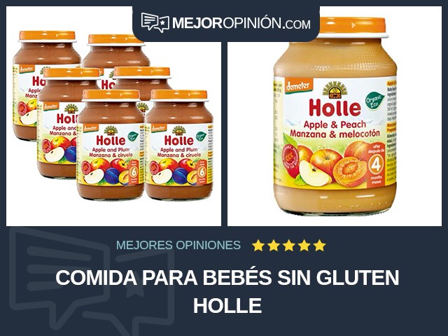 Comida para bebés Sin gluten Holle