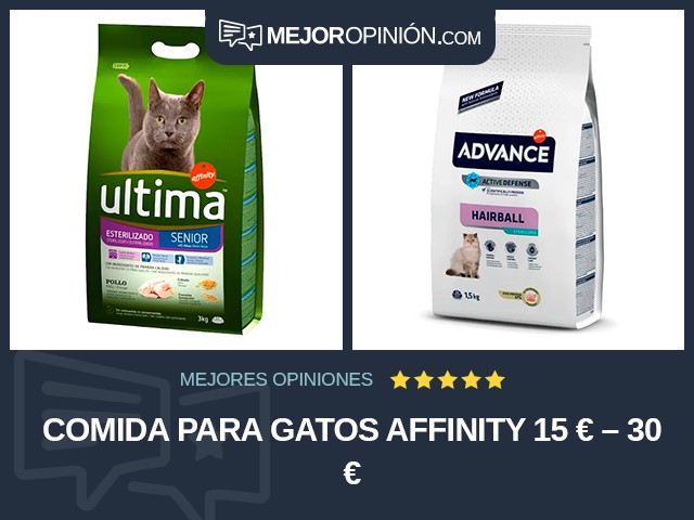 Comida para gatos Affinity 15 € – 30 €