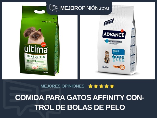 Comida para gatos Affinity Control de bolas de pelo