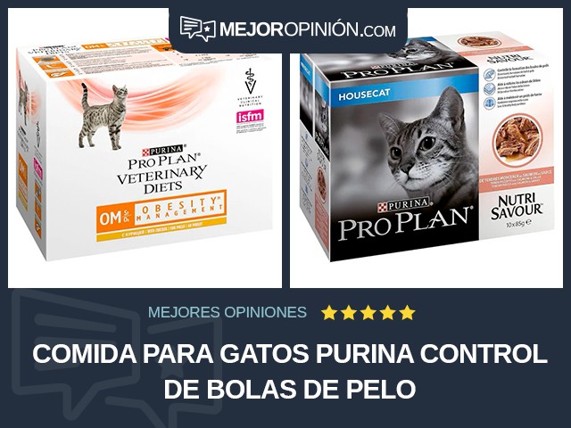 Comida para gatos Purina Control de bolas de pelo