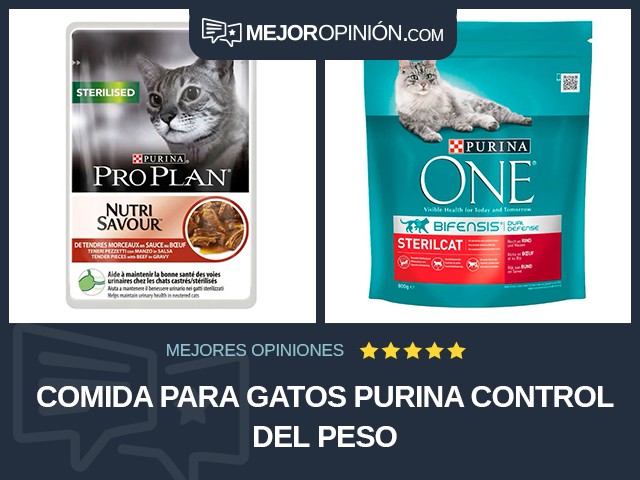 Comida para gatos Purina Control del peso