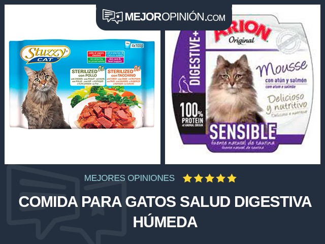 Comida para gatos Salud digestiva Húmeda