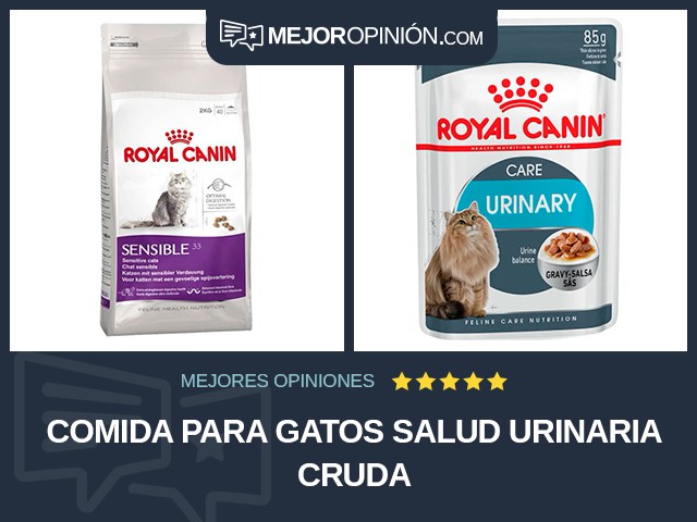Comida para gatos Salud urinaria Cruda