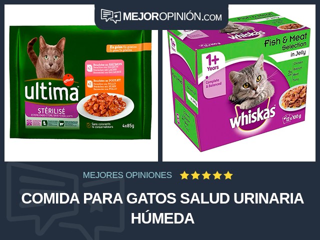 Comida para gatos Salud urinaria Húmeda