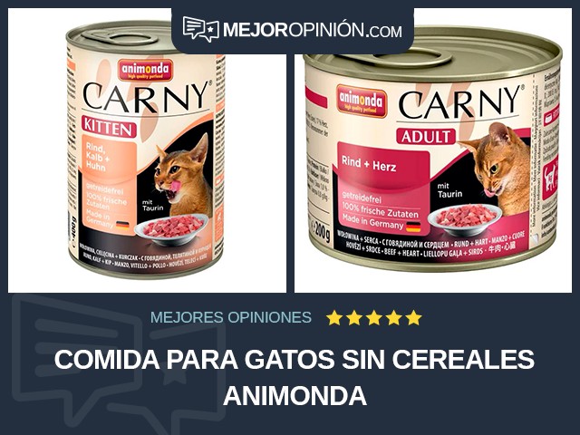 Comida para gatos Sin cereales Animonda