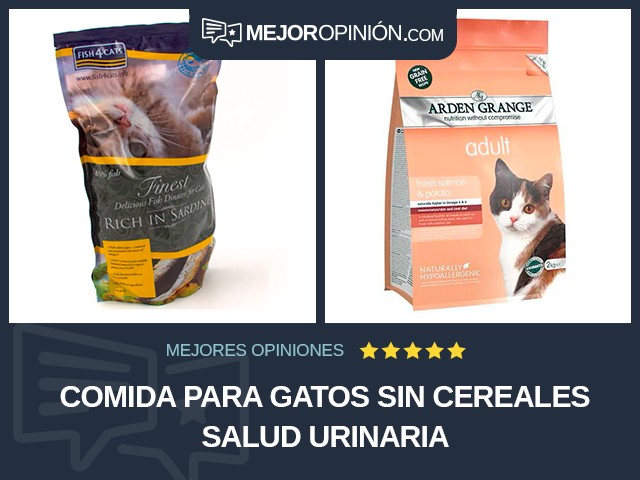 Comida para gatos Sin cereales Salud urinaria