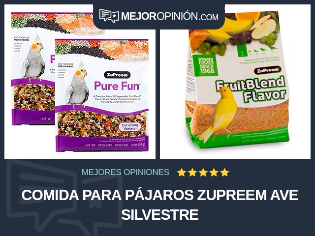 Comida para pájaros ZuPreem Ave silvestre