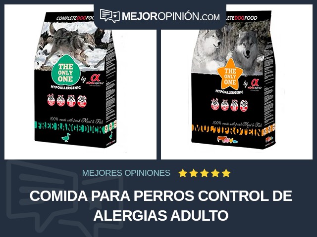 Comida para perros Control de alergias Adulto