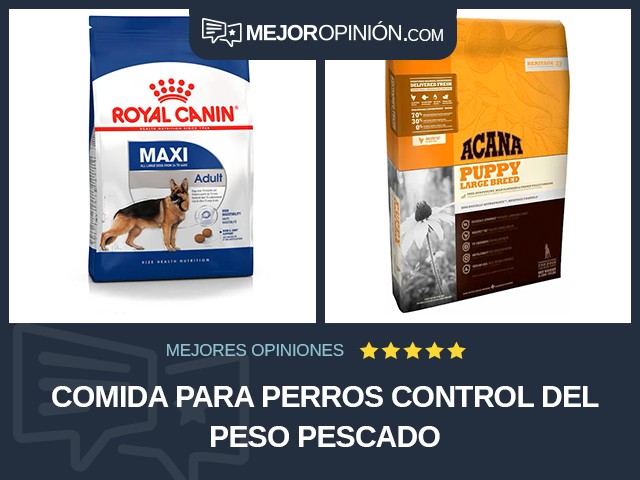 Comida para perros Control del peso Pescado